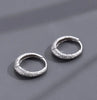 Silver Earrings Geometric square Round Earrings For Women Gift Earings Jewelry Gift - Image 5