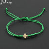 Colorful Woven Rope String Bracelet Boho Cross Charm Bracelets for Women Girls Handmade Jewelry Lucky Gift - Image 22