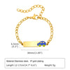 Stainless Steel Personalized Name Bracelet Anniversary Corrosion Drop Rubber Bend Bracelet,A Gift of Love from Parents - Image 9