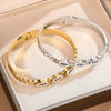 Stainless Steel Bracelet For Women Men Evil Eye Cuff Bangles Gold Plated Spring Buckle Lucky Amulet Jewelry Accessories - Image 2
