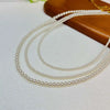 Vintage White Pearl Chain Choker Necklace for Women Elegant Simple Glass Bead Necklace Wedding Jewelry Gifts - Image 5