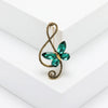 Rhinestone Butterfly Pins for Women Unisex Shiny Glass Musical Note Brooches Event Party Backpack Decoration Clothes Accessories - Image 18