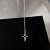 Y2K Star Cross Charm Necklace Unisex Grunge Punk Jewelry Pendant Accessory for Women And Men 45cm - Image 3