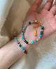 Imitate Colorful Stone Beaded Necklace Women's Sweet and Jewelry Set Elegant Accessories Neckchain for Girls - Image 3