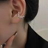 Zircon Double-layer Ear Cuff No Piercing Earring Punk Unique Metal Geometric Ear Clip for Women Jewelry - Image 10