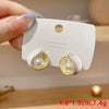 White Women's Dangle Earrings Blooming Flower Acrylic Enamel Butterfly Imitation Pearl Heart Hanging Earrings Elegant Brinc - Image 32