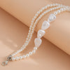 Wide Imitation Pearl Beaded Cuff Bracelet in Multiple Styles - Image 17