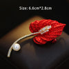 Design Crystal Flower Basket Snowflake Brooches for Women Maple Leaf Animal Corsage Coat Suit Accessories Pins - Image 19