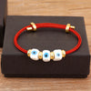 Lucky Cube Shape Evil Eye Personality Bracelet For Women Female Hip-Hop Style Adjustable Jewelry Accessories Gifts - Image 13
