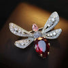 Cubic Zircon Dragonfly Brooches Atmosphere Maple Leaf Bowknot Broche Pins for Women's Coat Accessories Decor - Image 9