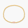 Stainless Steel Gold Plated Birthstone Bracelet For Women Pink Red Cubic Zirconia Chunky Beads Chain Bracelets Bangles - Image 14