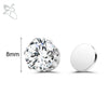 ZS 1 Piece Magnetic Clip-on Earrings Star Heart Shape CZ Crystal Ear Clip No Piercing Ear Stud No Pierced Earring Jewelry 4-8MM - Image 11