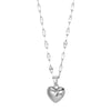 Love Heart Necklace For Women Lip Chain Simple Pendant Necklace Jewelry Gift - Image 5