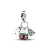 Silver Charms Santa Claus Reindeer Christmas Tree Snowman Elk Bead Fit Bracelet Necklace Jewelry - Image 12