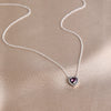 Selling Silver,Pink,Red,Blue Heart-Shaped Necklace,Suitable for European Women's High-Quality Jewelry Gift - Image 17