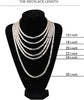 Hip Hop Jewelry Cubic Zirconia Iced Out Tennis Chain Iced Out Gold Plated Bling Necklace For Women - Image 17