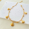 Stainless Steel Link Cable Chain Anklet Gold Color Marine Animal Dolphin.Starfish For Women Beach 21cm(8 2/8") Long, 1 Piece - Image 5