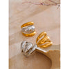 Arrivals Glossy Stainless Steel Layered Hollow Open Ring for Women Distinctive Geometric Attractive Jewelry - Image 6