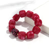 Acrylic Square Beads Chain Necklace Bracelet Bangle Handmade Irregular Stone Shape Beaded Bracelets Choker Retro Jewelry Gifts - Image 21