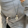 Irregular Pendant Jewelry for Women Simple Rope Chain Long Necklace Adjustable Casual Versatile Accessories Gifts - Image 4
