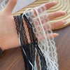Y2k Bowknot Choker Necklace for Women Sexy Black White Lace Short Clavicle Chain Gothic Aesthetic Jewelry - Image 4