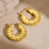 316L Stainless Steel Golden Hollow Round Beads Earrings For Women Personality Ear Studs Jewelry Party Gift - Image 9