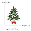Christmas Rhinestones Star Tree Brooches for Women Unisex Classic Corsage Pins Office Party Friend Gifts Jewelry Accessories - Image 12