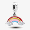 Lastfire Silver Alpaca Rainbow Global Travel Plan Charms Bracelet Bangle Making Gift Jewelry - Image 3