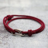 Adjustable 3mm Thin Cord Bracelet Homme Double Layer Handmade Weaven Rope Braclet Hombre Legend Braslet Men Joias - Image 6