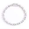 Party Wedding Unique and Dazzling Women's Brass Jewelry Sparkling Zircon Star Tennis Bracelet Birthday Gift - Image 4