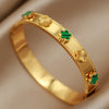 316L Stainless Steel Metal Classic Flower Bangles for Women Jewelry Delicate Bowknot Bracelets Accessories - Image 14