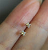 Silver Plated Gold Mini Fish Tail Earrings for Women Korean Simple Sweet Daily Jewelry Wearing - Image 2