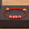 Adjustable Turkish Evil Eye Rope Bracelet in Multiple Colors - Image 12