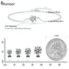 Bracelet Silver Chain Charms For Women Classic Jewelry - Image 5
