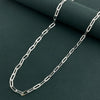 Silver Chain Necklace for Women Men Cute Charms Wedding Party 4MM Fit Pendant Jewelry - Image 3