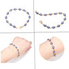 1M Colorful Lucky Evil Eye Bead Bracelet Choker Necklace Jewelry Set Rainbow Link Chain Protection Amulet Collar Necklace - Image 6
