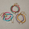 Chic Colored Stone Zircon Pendant Bracelet For Women Gold Pvd Plated Stainless Steel Party Jewelry - Image 2