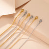 Round Snake Chain Necklace in Stainless Steel 0.9mm to 2mm - Image 15