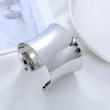 Geometric Metal Wide Cuff Open Bangle Jewelry Accessories Personalized Design Metal Glossy Bracelets for Women - Image 12