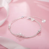 Silver Chain Stars Bracelets For Women Charms Party Wedding Jewelry Holiday Gifts - Image 23