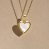 Women's Dainty Locket Heart Pendant Necklaces, Openable Shell Pendants, Gold Color Stainless Steel Shell Photo Frame Necklace - Image 4