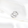 Green White Color Crystal Zircon Hoop Earrings For Women Stainless Steel Heart Square Leaf Shape Pendant Earring Gifts - Image 26