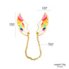 Pride Wings Enamel Pins Butterfly Wings Tassel Chain Brooch Metal Feather Lapel Pin Suit Coat Breastpin Women Men's Accessories - Image 6