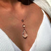 Clear Dewdrop Series Tassel Pendant Necklace Minimalist Resin Casting Beads Clavicle Chain Lady Niche Creative Jewelry - Image 10