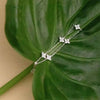 Crystal Four Leaf Flower Bracelet for Women Clasic Gold Color Stainless Steel Zircon Bangle Jewelry Gift - Image 4