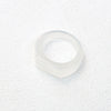 Multicolor 20 Pcs Acrylic 25x24MM Transparent Ring Geometric Ring Cute Girl Index Finger Ringn - Image 12