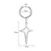 ZS 1 PC Hip Hop Sword Hoop Earring Men Jewelry Dangle Earrings Stainless Steel Round Ear Hoop Cone Chain Punk Jewelry Gift Women - Image 13