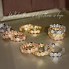 Wosikate Light Silver Gold-plated Earrings For Women Rose Gold-plated Jewellery Earrings Buckle - Image 5