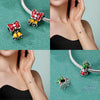 Silver Charms Beads Snowman Christmas Halloween Charm Pendent Fit Charm Bracelet Women Jewelry Gift - Image 5