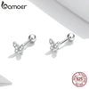 Brilliant Star Butterfly and Snowflake Stud Earrings in Multiple Designs - Image 4